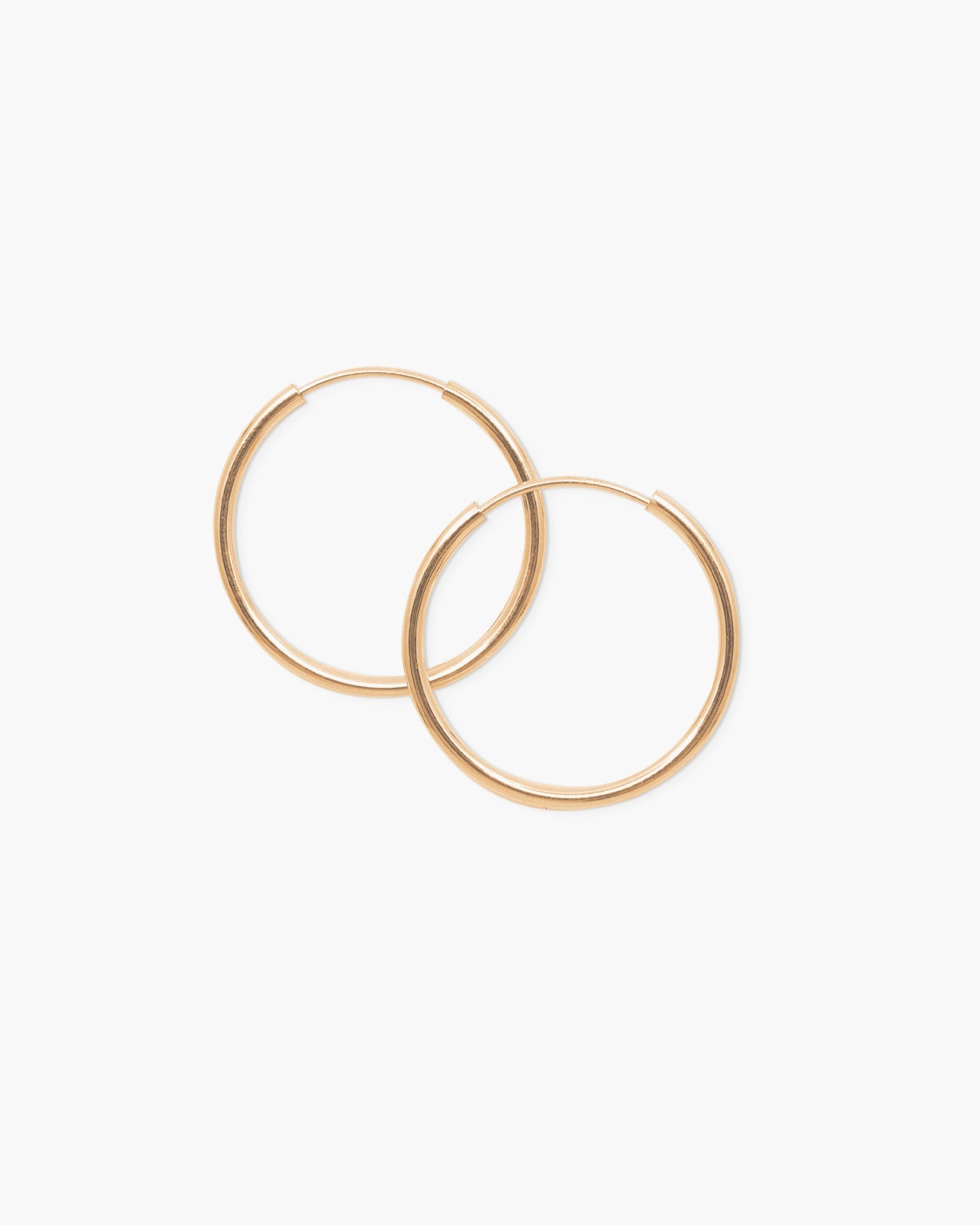 14K Gold Everyday Hoops