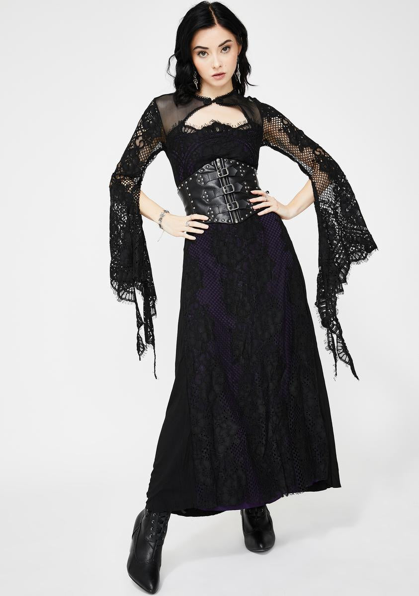 Bell Sleeve Maxi Dress