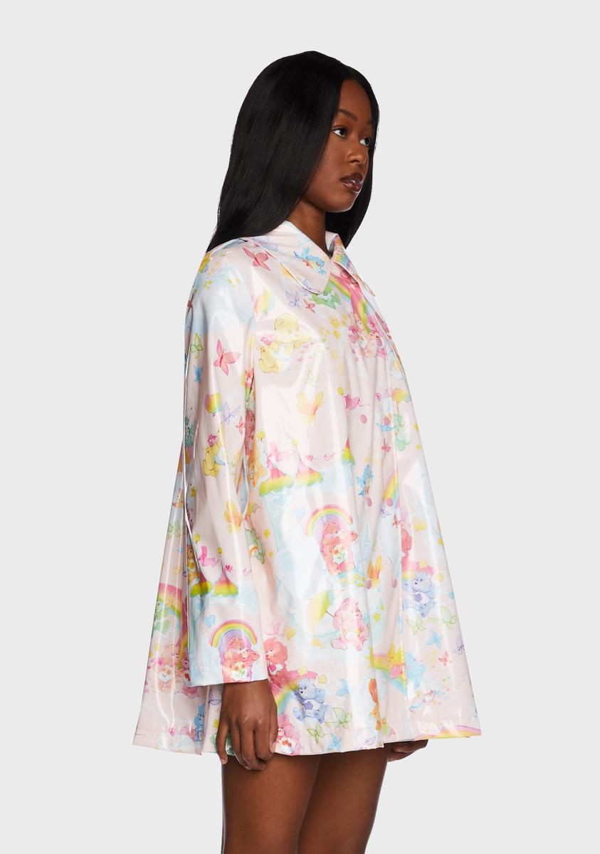 Brighten The World Vinyl Raincoat