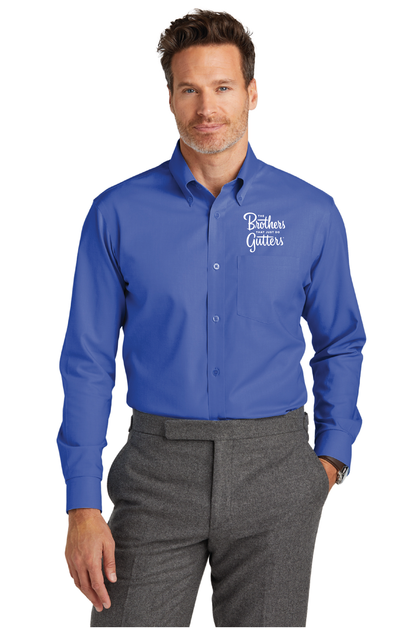 Brooks Brothers BB18002 Stretch Nail Head Shirt