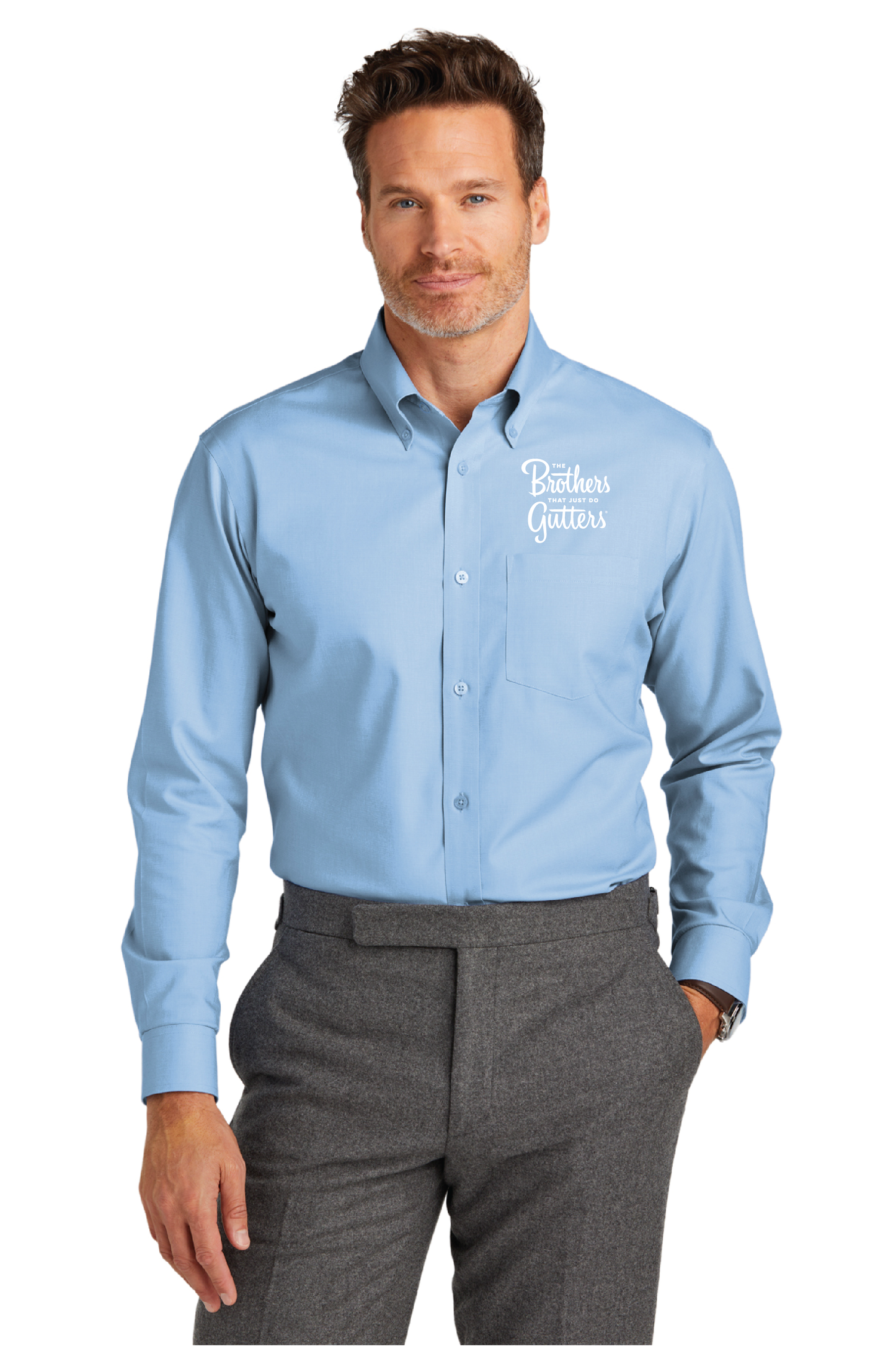 Brooks Brothers BB18002 Stretch Nail Head Shirt
