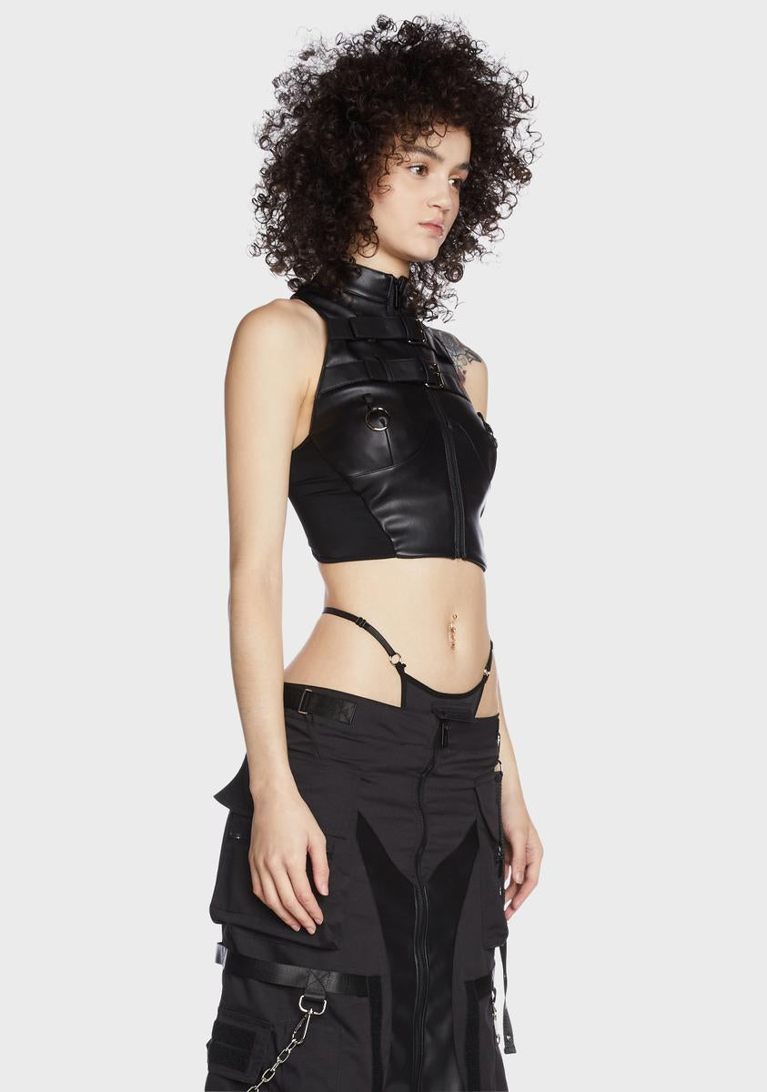 Piercing Crop Top