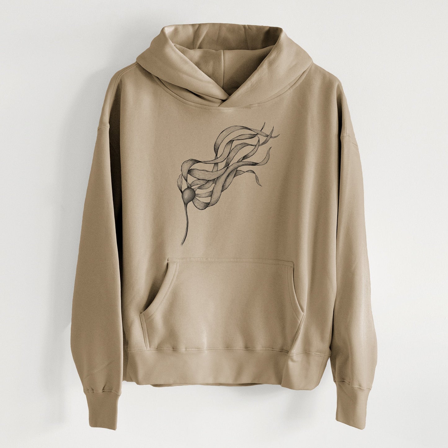 Bull Kelp - Nereocystis Luetkeana - Women's Heavyweight Relaxed Hoodie