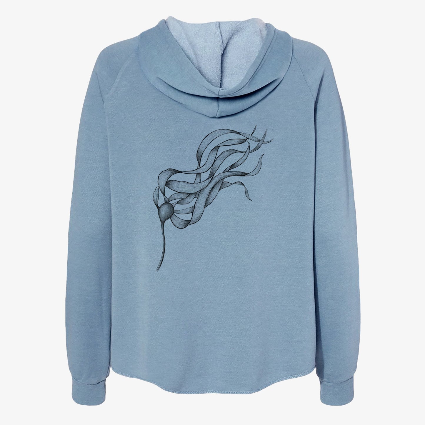 Bull Kelp - Nereocystis Luetkeana - Women's Cali Wave Zip-Up Sweatshirt