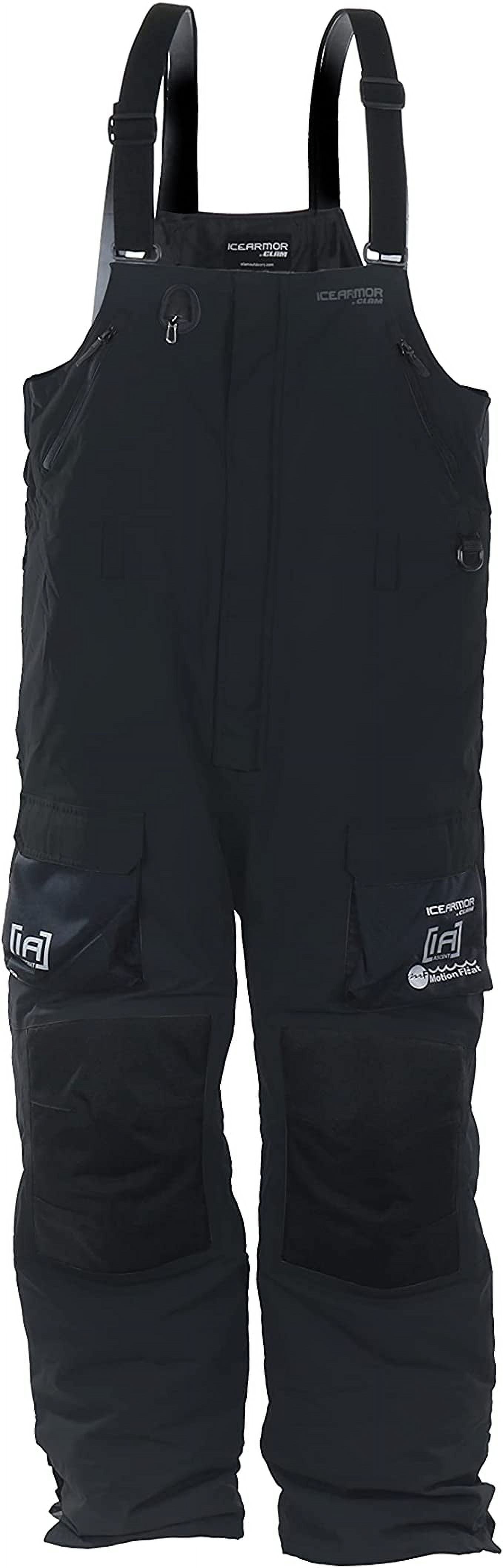 Clam Ice Armor Ascent Float Bib Black XL - 115421
