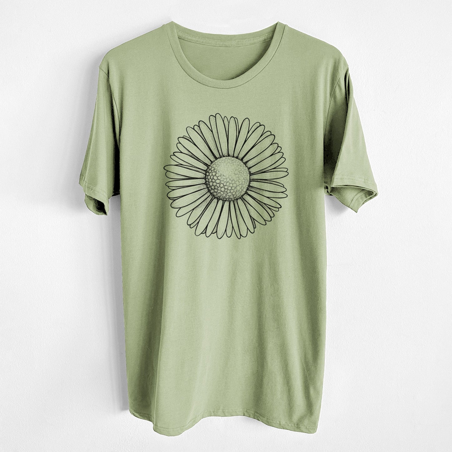 Bellis perennis - The Common Daisy - Unisex Crewneck - Made in USA - 100% Organic Cotton