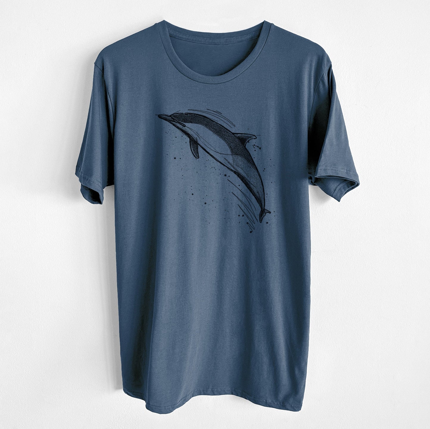 Short-Beaked Common Dolphin - Delphinus delphis - Unisex Crewneck - Made in USA - 100% Organic Cotton