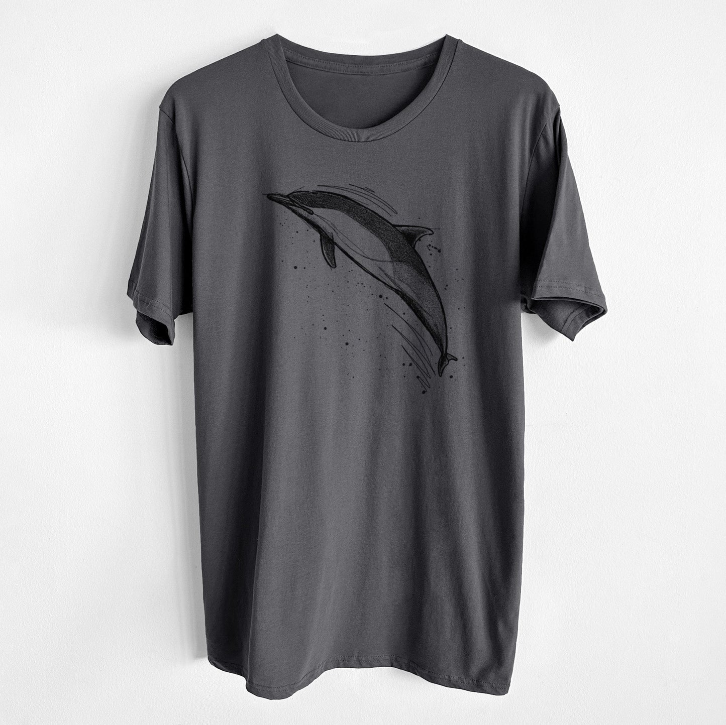 Short-Beaked Common Dolphin - Delphinus delphis - Unisex Crewneck - Made in USA - 100% Organic Cotton