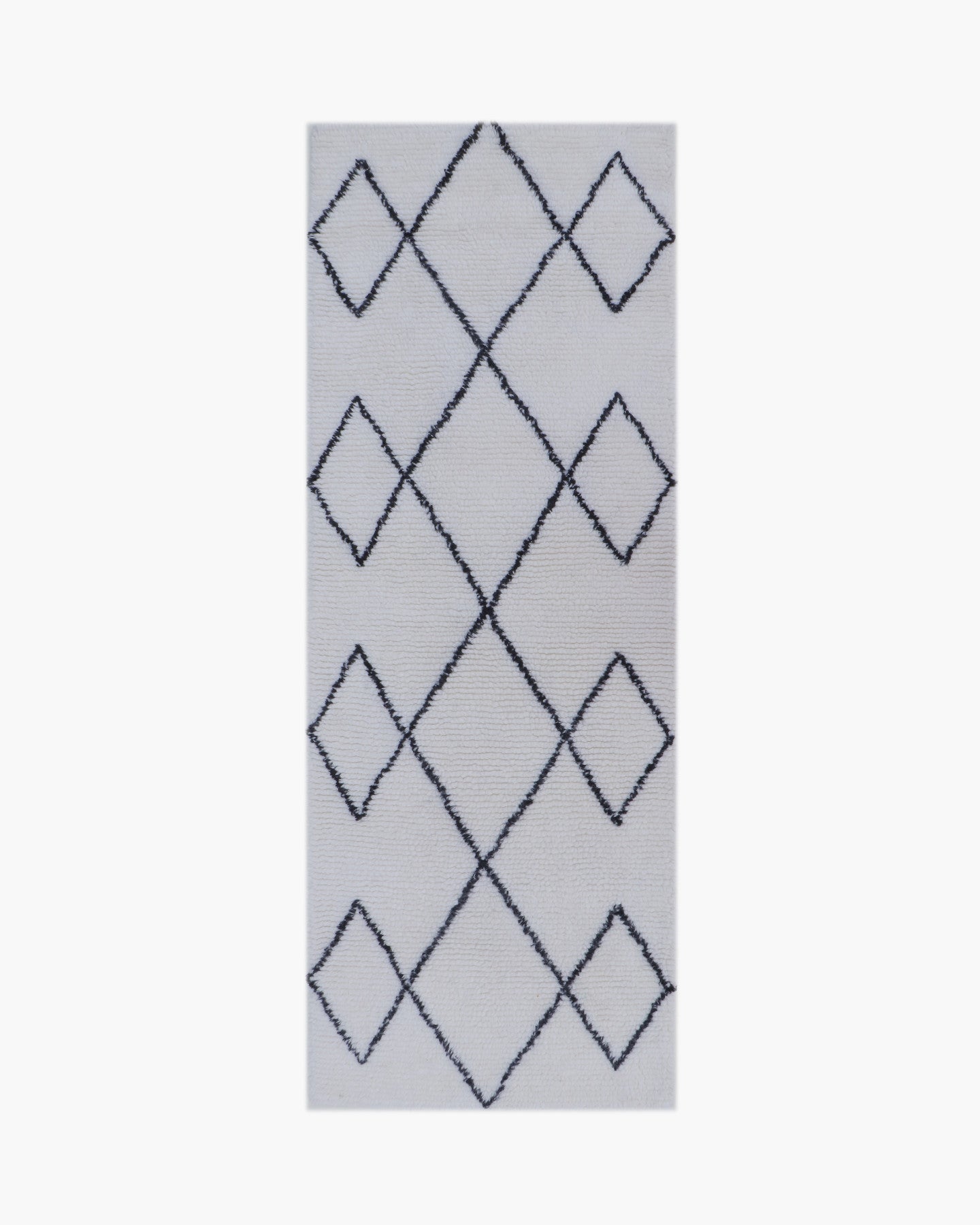 Diamond Wool Shag Rug