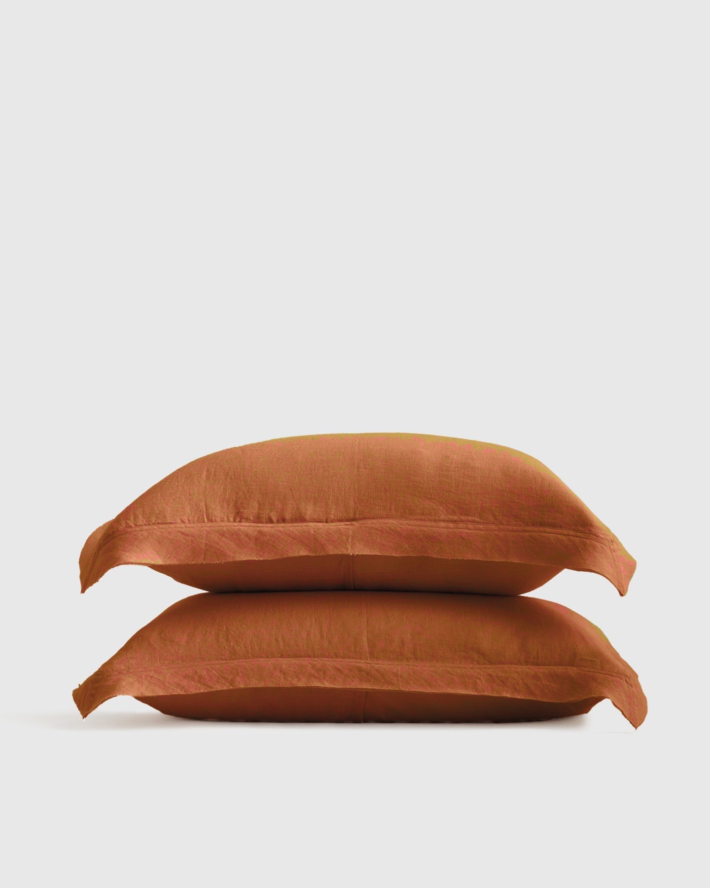 European Linen Double Flange Sham Set