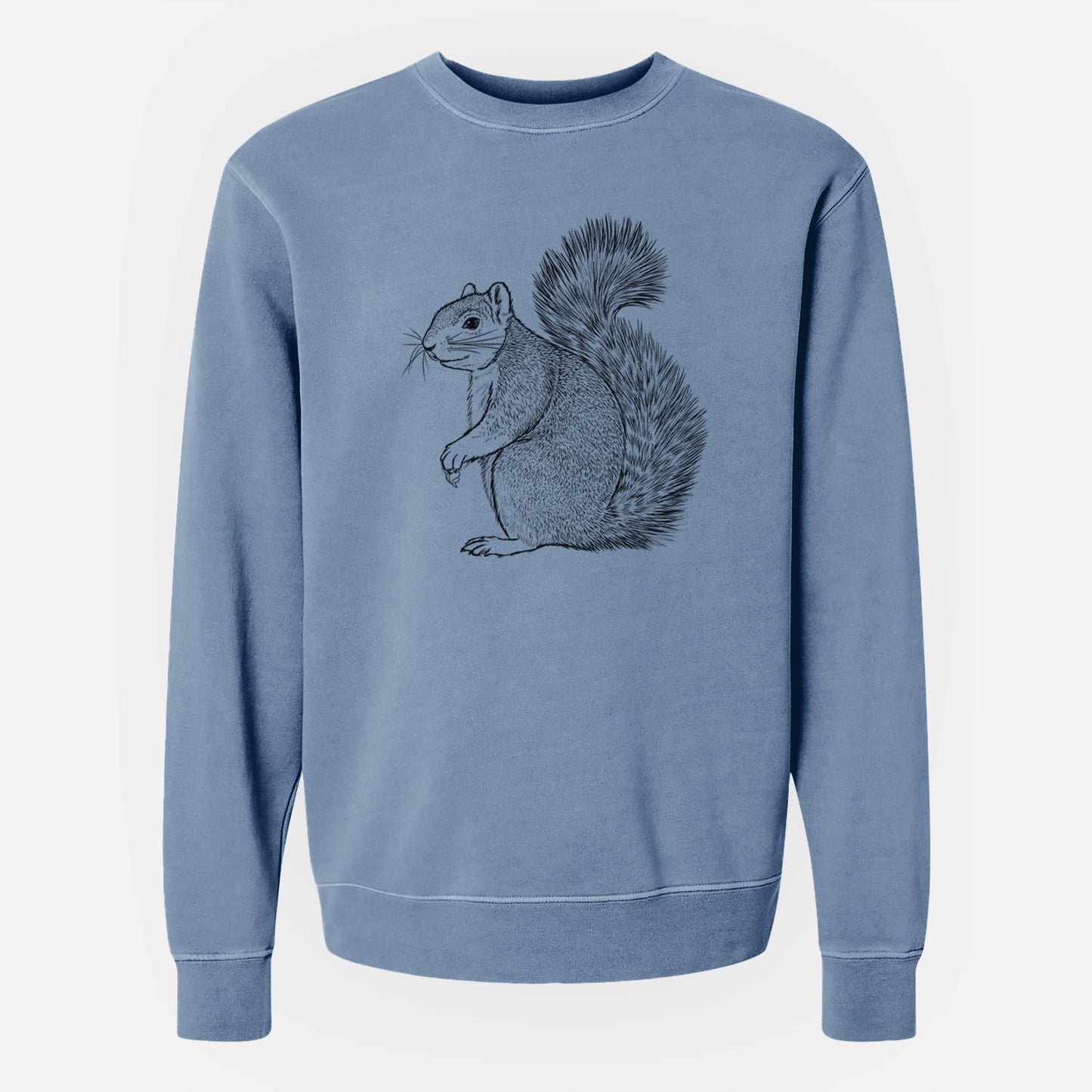 Eastern Fox Squirrel - Sciurus niger - Unisex Pigment Dyed Crew Sweatshirt