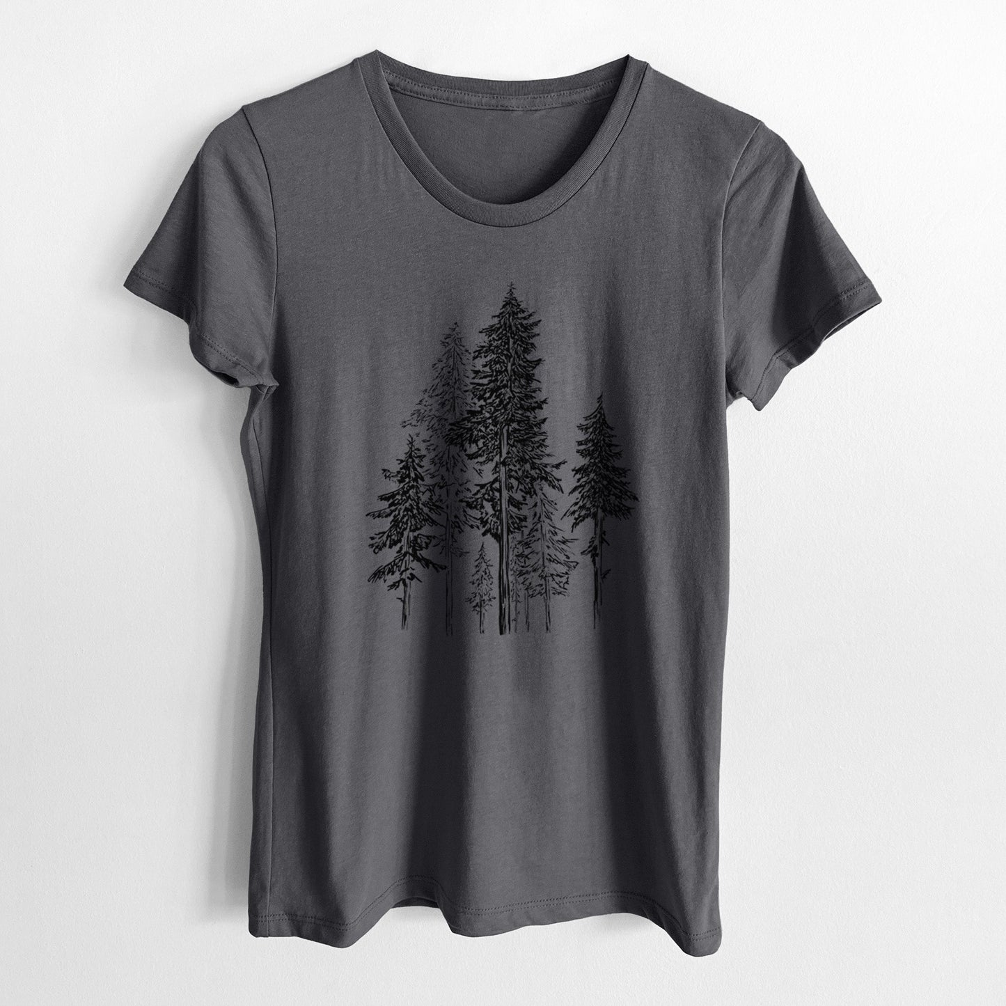 Hemlock Forest - Women's Crewneck - Made in USA - 100% Organic Cotton