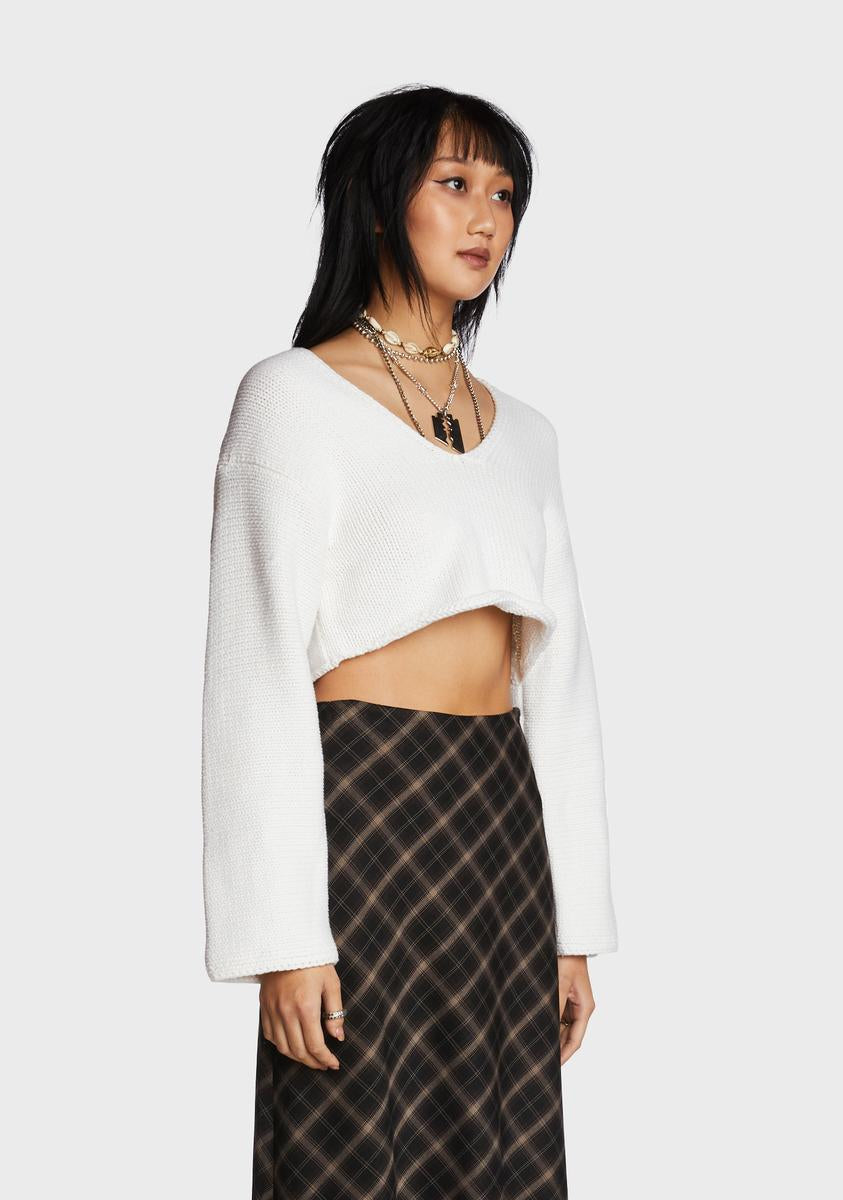 Watch Me Work It Crop Sweater