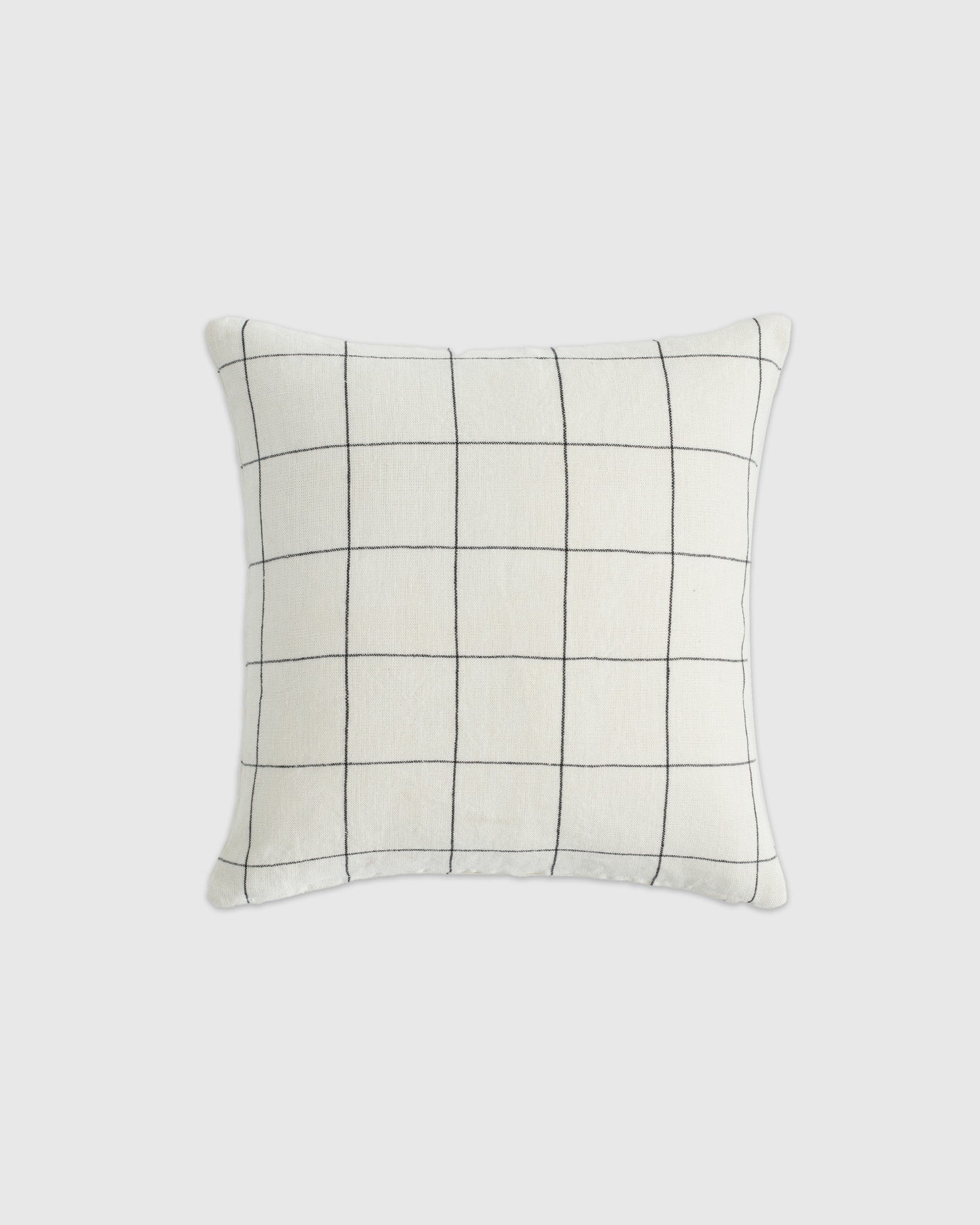Linen Grid Pillow cover