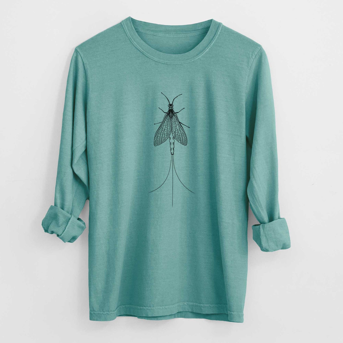Ephemera Danica - Mayfly - Heavyweight 100% Cotton Long Sleeve