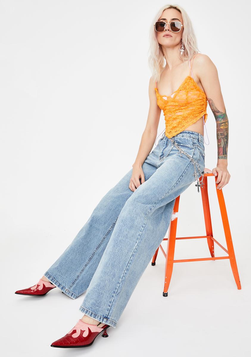 Light Wash Baggy Boyfriend Jeans