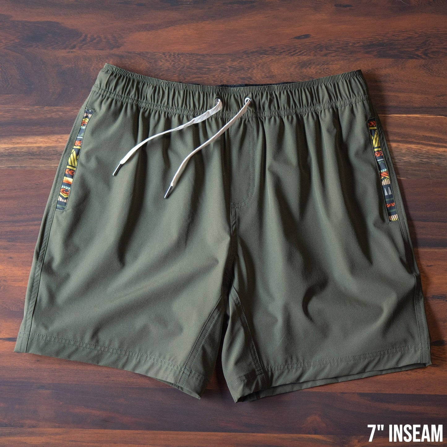 Nomad 3.0 Short (Hybrid) - Olive 5" & 7" - Linerless
