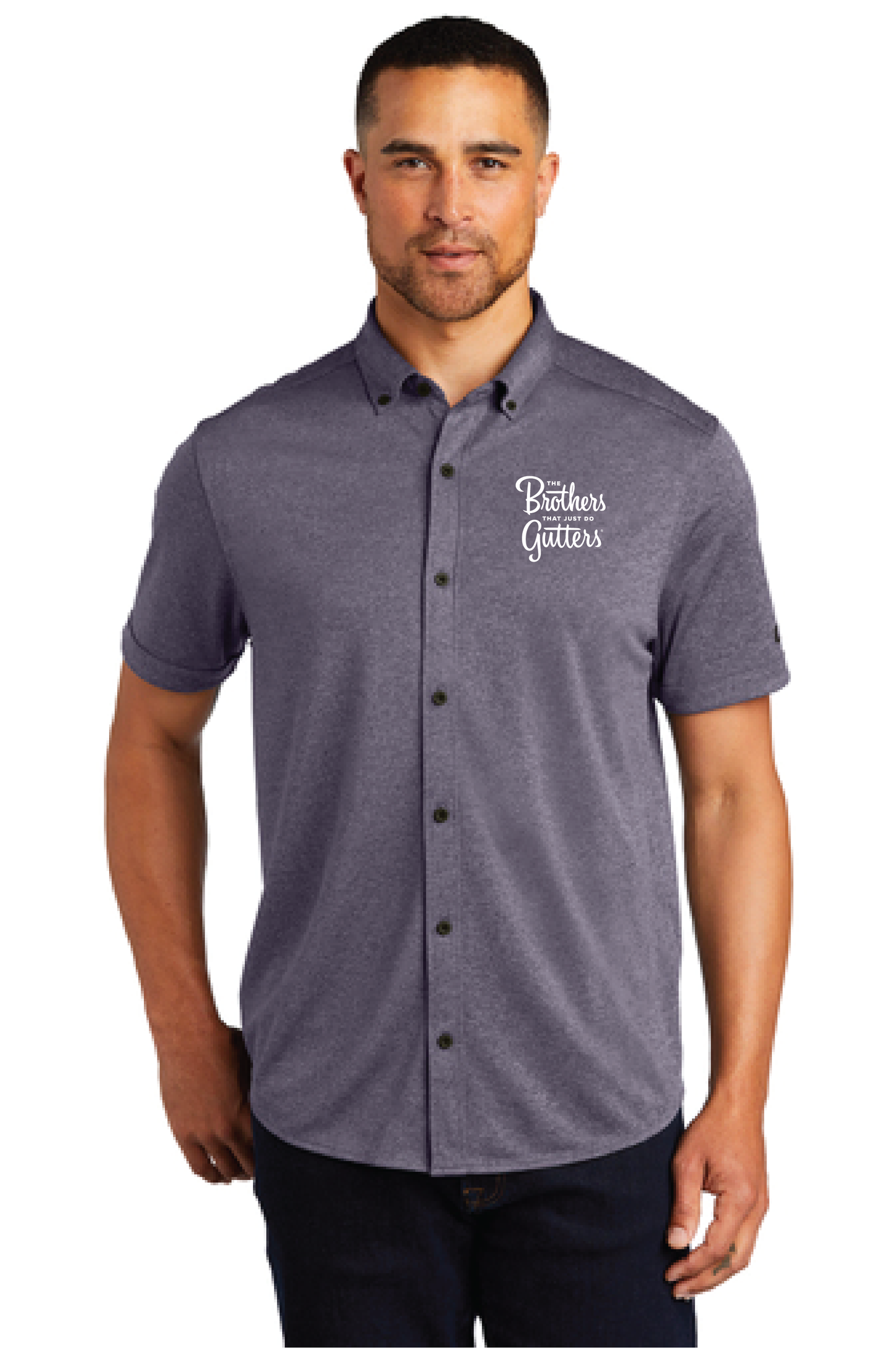 OGIO Polo OG141 Gravitate Full-Button Short Sleeve