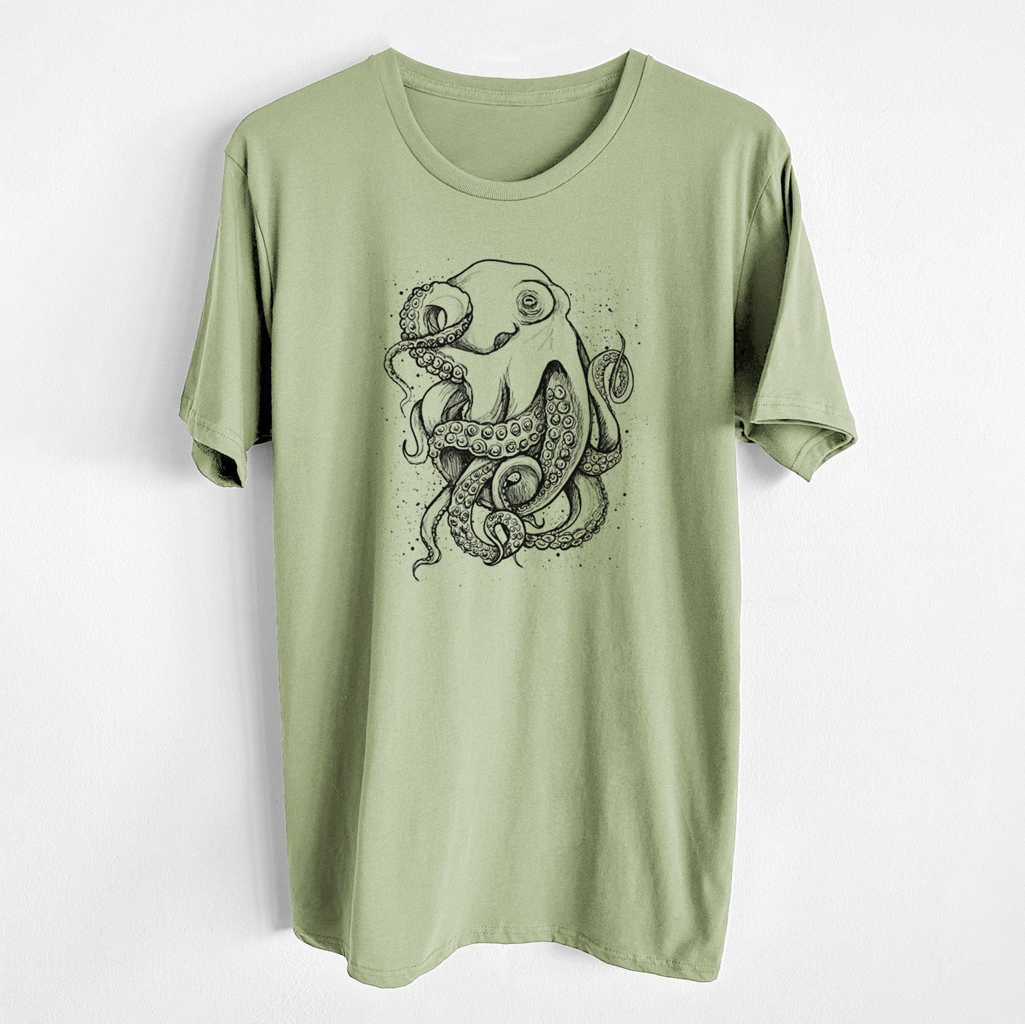 Octopus Vulgaris - Common Octopus - Unisex Crewneck - Made in USA - 100% Organic Cotton