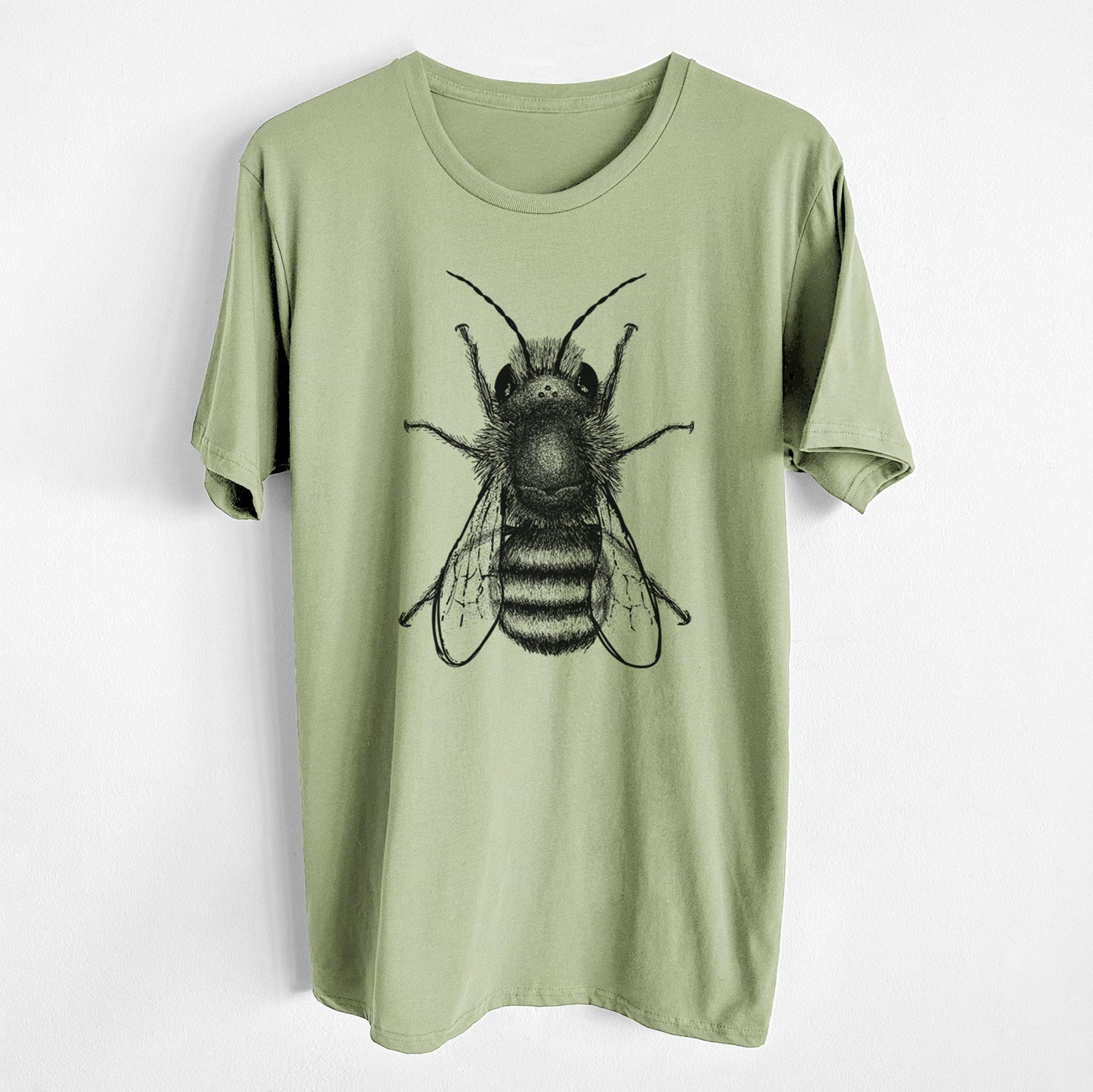 Osmia Bicornis - Red Mason Bee - Unisex Crewneck - Made in USA - 100% Organic Cotton