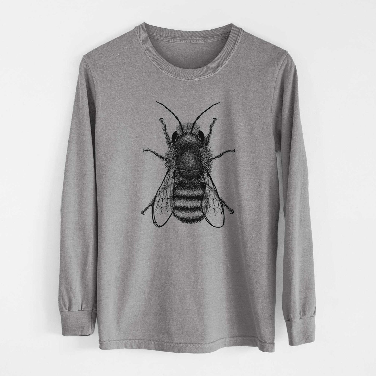 Osmia Bicornis - Red Mason Bee - Heavyweight 100% Cotton Long Sleeve