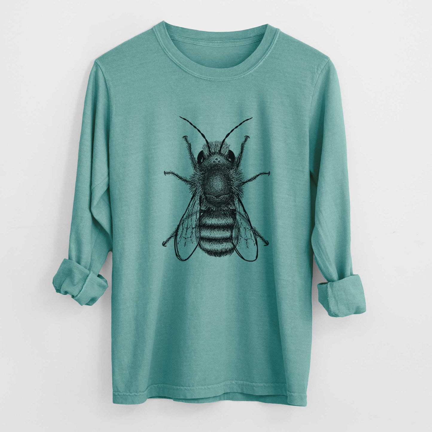 Osmia Bicornis - Red Mason Bee - Heavyweight 100% Cotton Long Sleeve