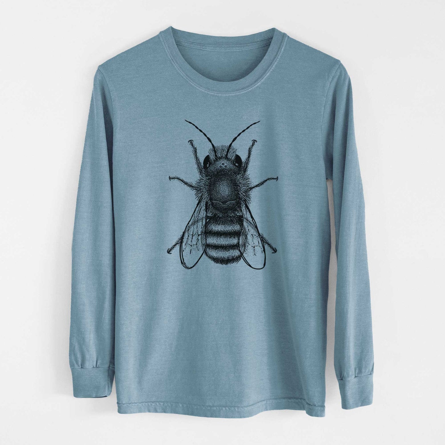 Osmia Bicornis - Red Mason Bee - Heavyweight 100% Cotton Long Sleeve
