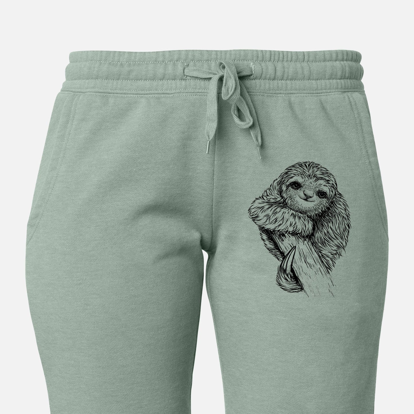 Pygmy Three-toed Sloth - Bradypus pygmaeus - Women's Cali Wave Jogger Sweatpants