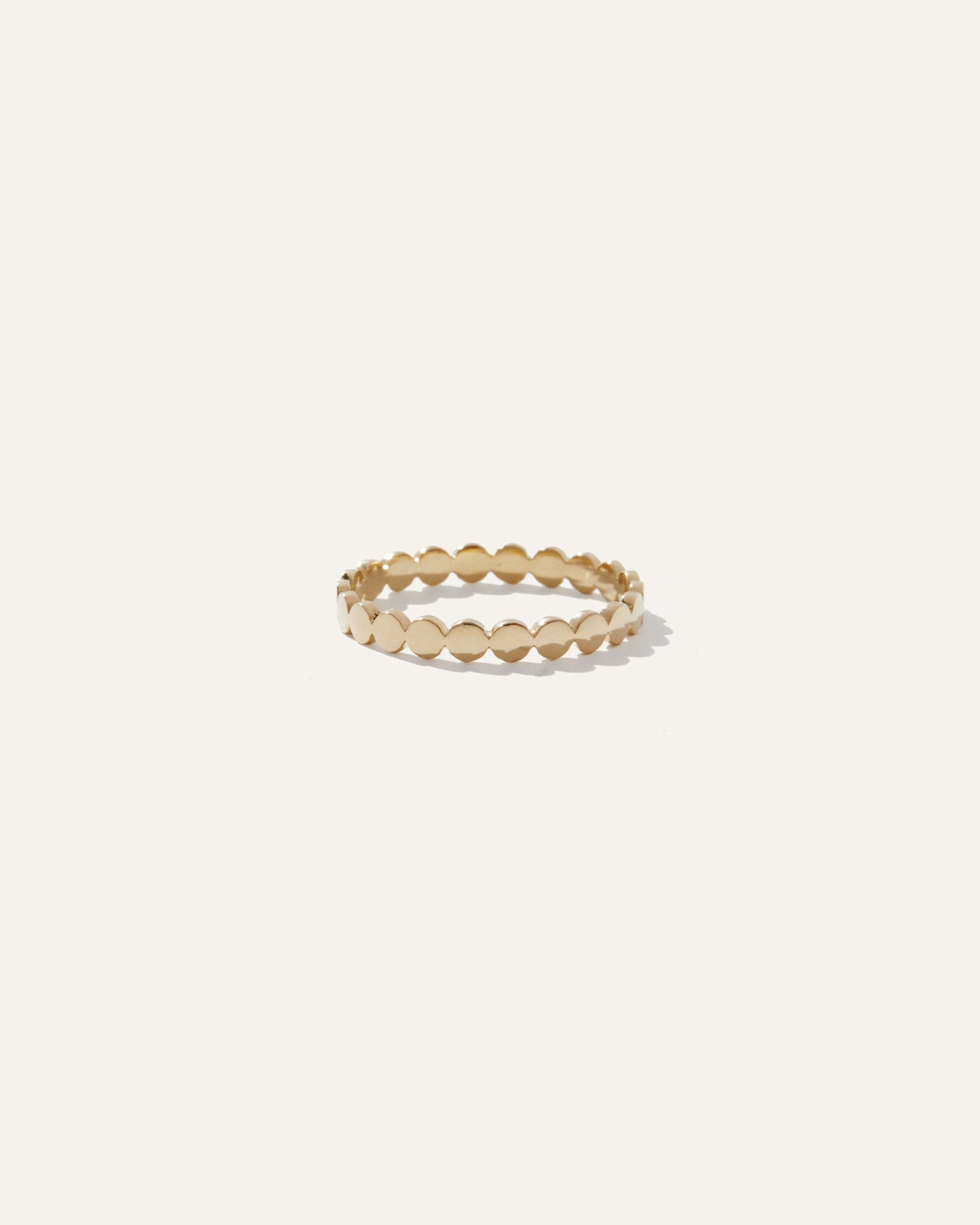 14K Gold Circle Eternity Band