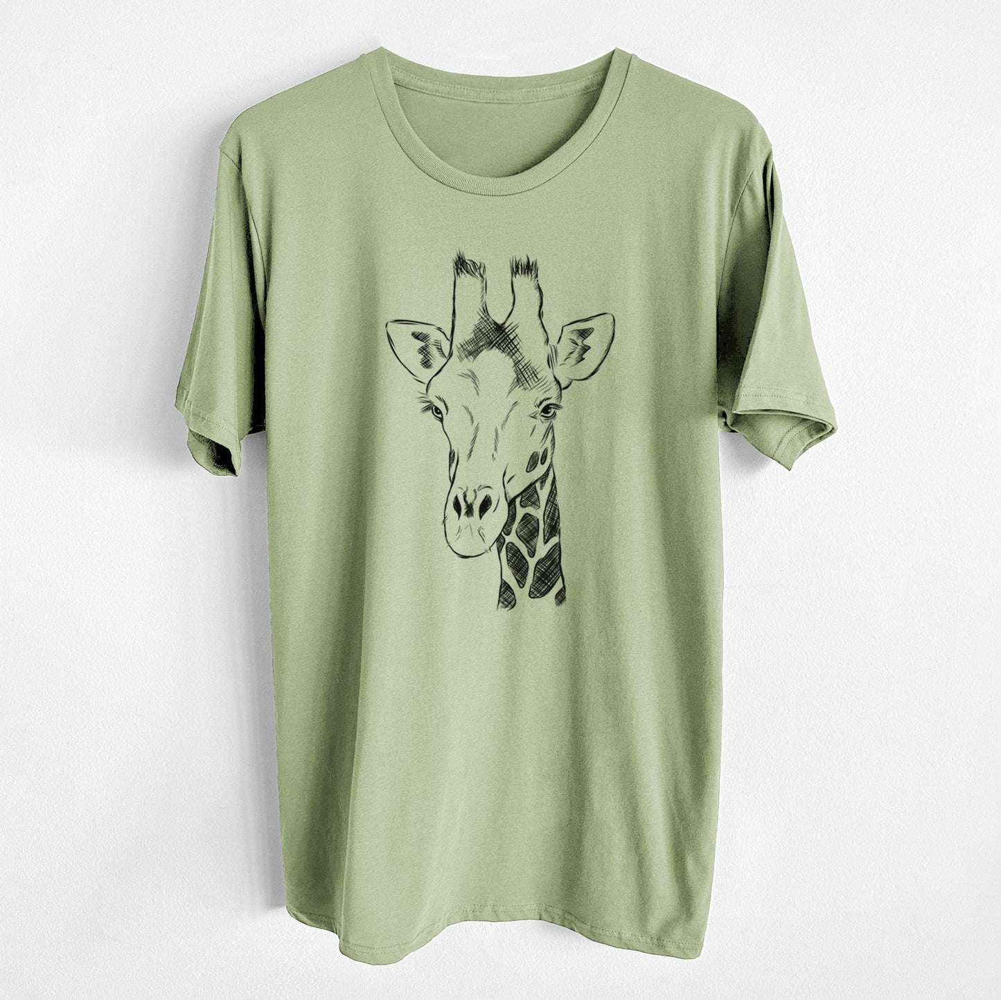 Southern Giraffe - Giraffa giraffa - Unisex Crewneck - Made in USA - 100% Organic Cotton