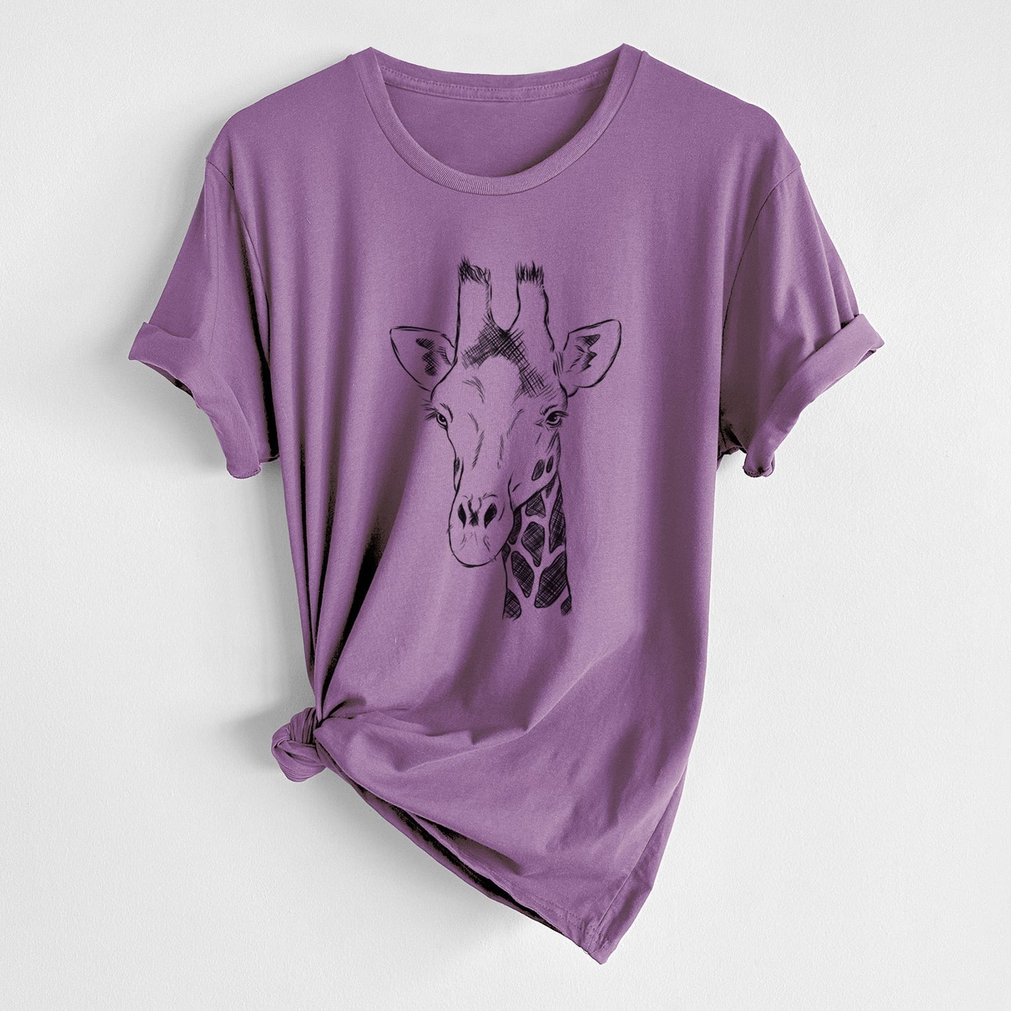 Southern Giraffe - Giraffa giraffa - Unisex Crewneck - Made in USA - 100% Organic Cotton