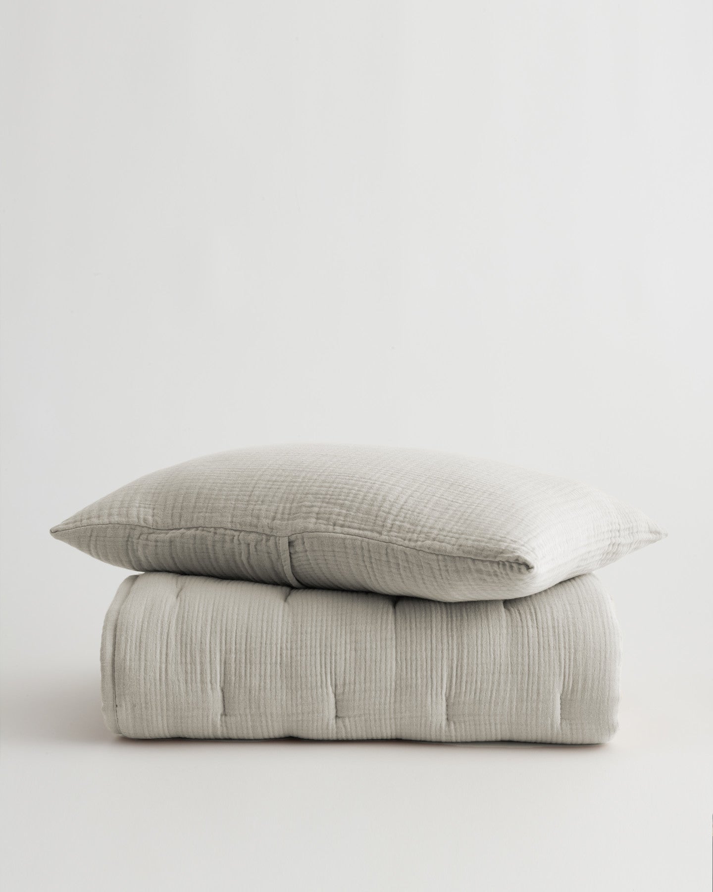 Organic Airy Gauze Toddler Quilt & Sham Set