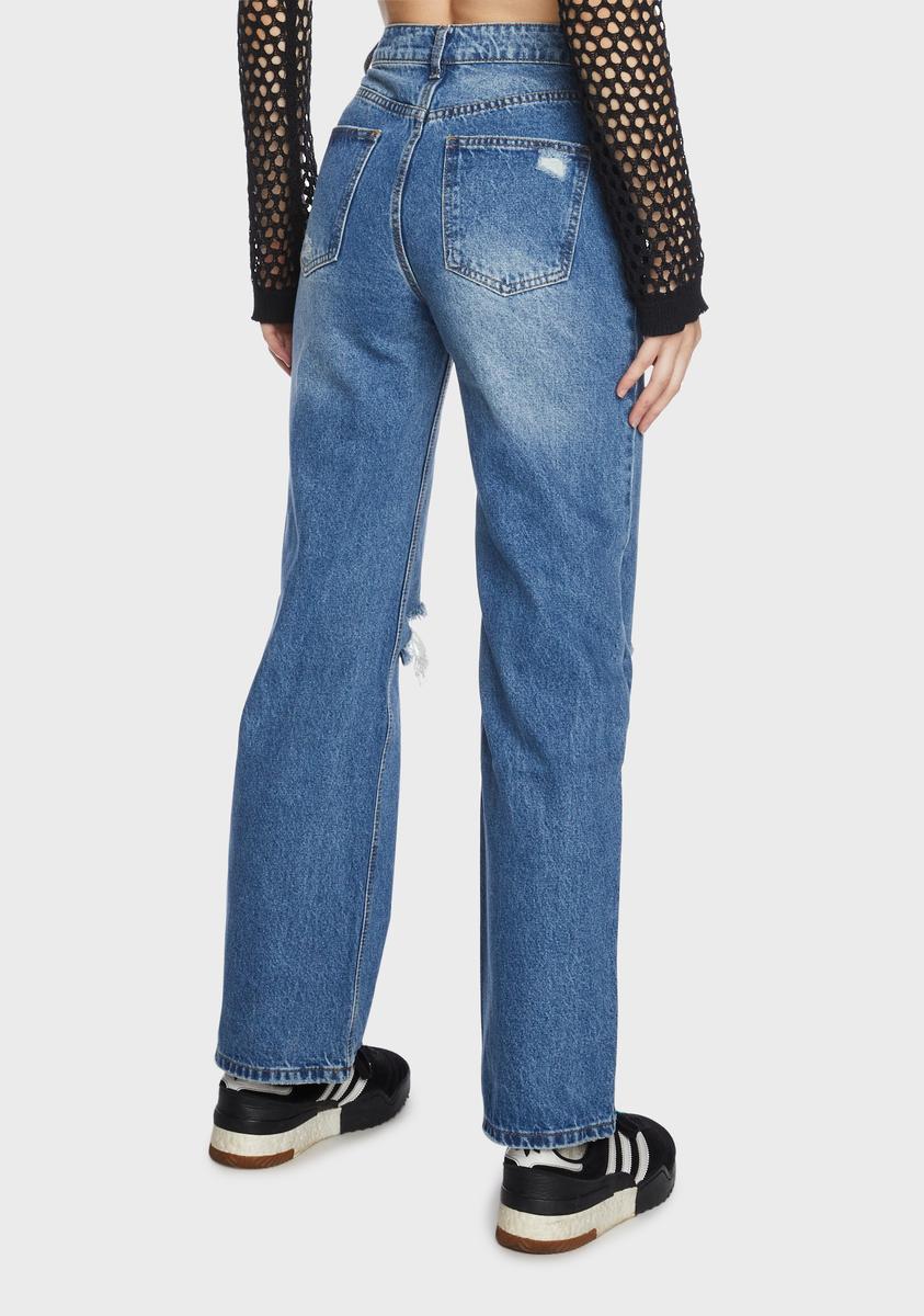 Lori High-Rise Wide Leg Jeans