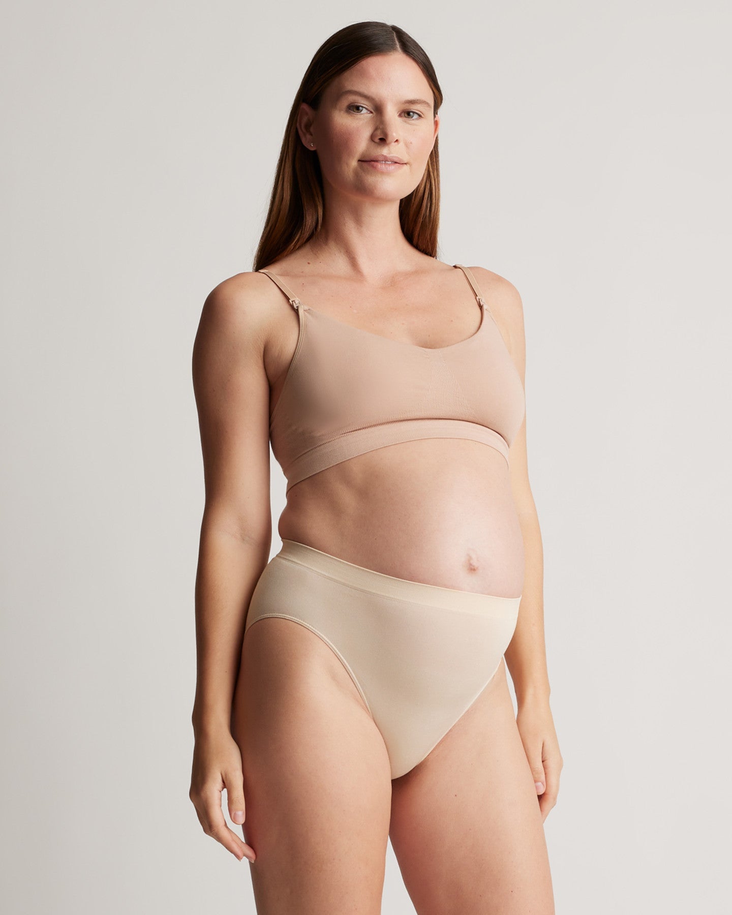 Comfort Rib Maternity Nursing & Pumping Bralette (2-Pack)