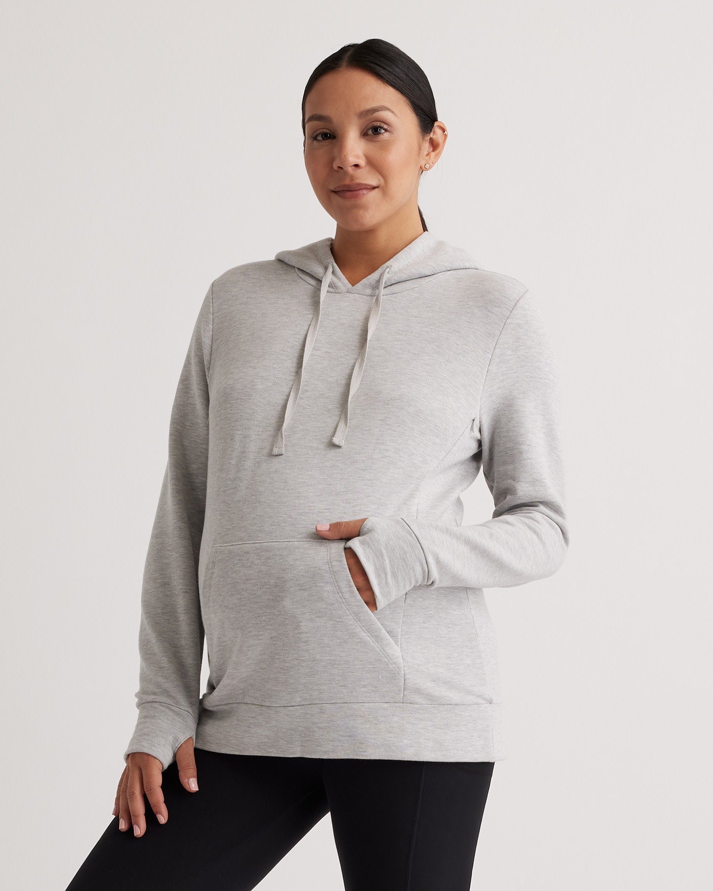 SuperSoft Fleece Maternity & Nursing Hoodie