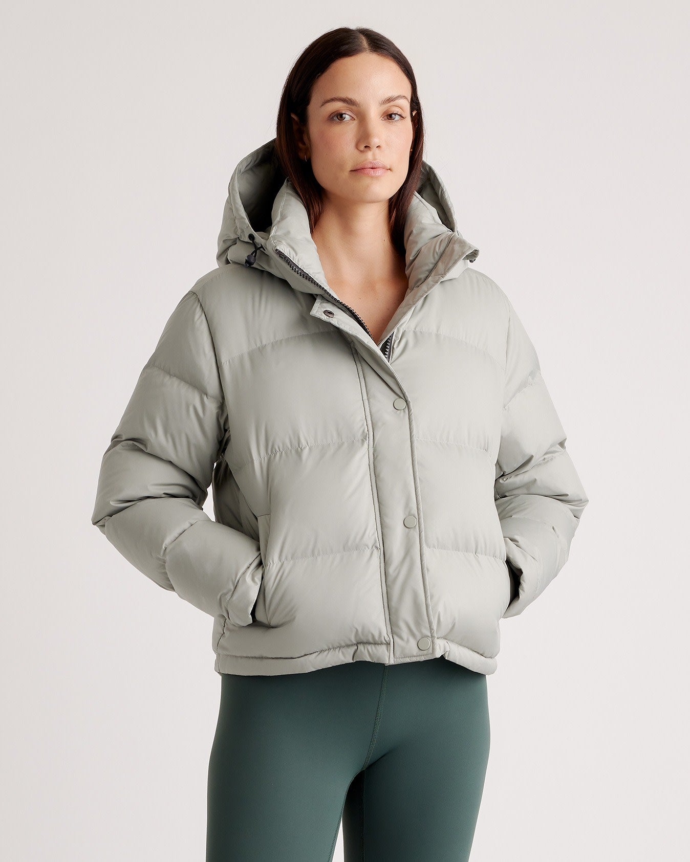 Responsible Down Cropped Puffer Jacket