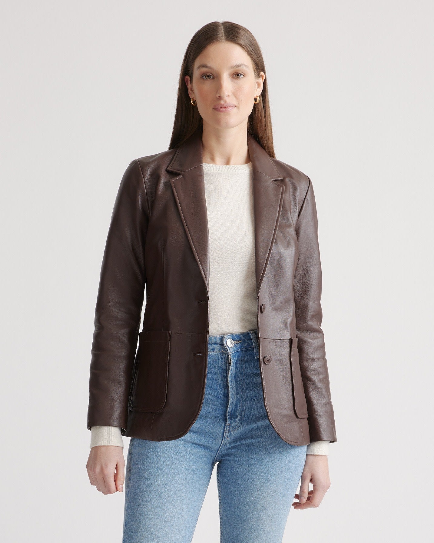 100% Leather Blazer