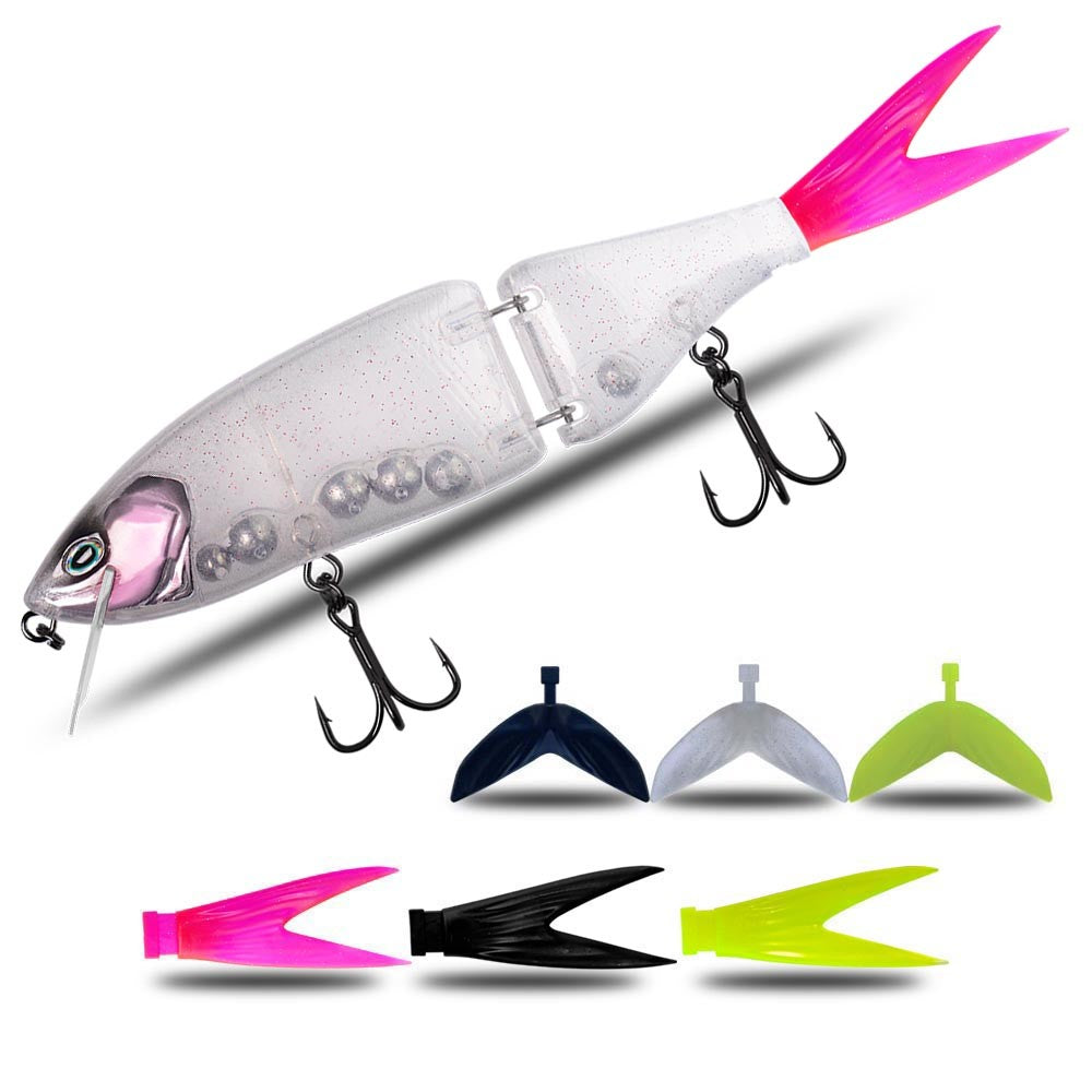 Luya Floating Multi-section Swimming Bait Raw Bait Hard Bait Bass Dog Bait - Blue Force Sports
