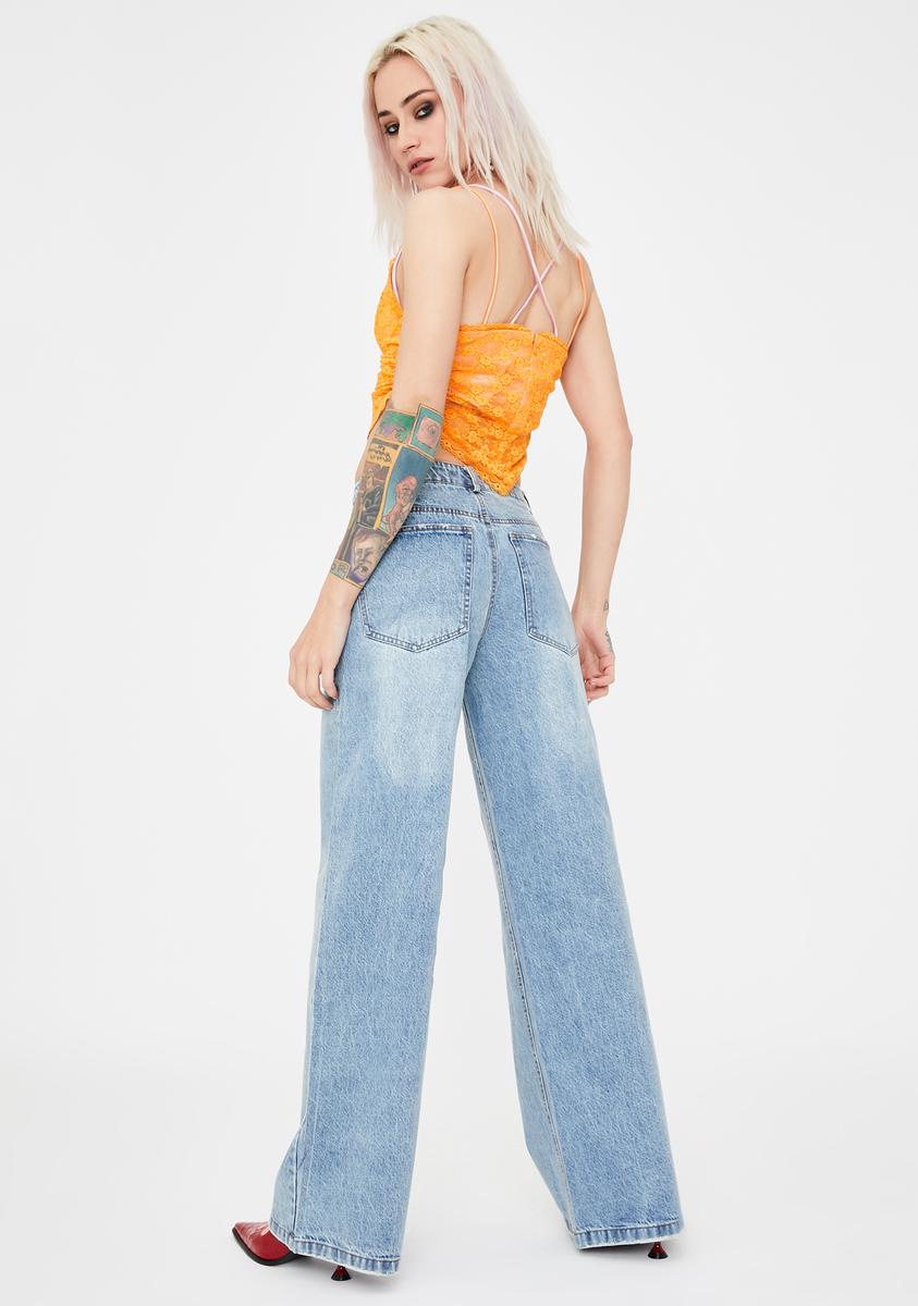 Light Wash Baggy Boyfriend Jeans