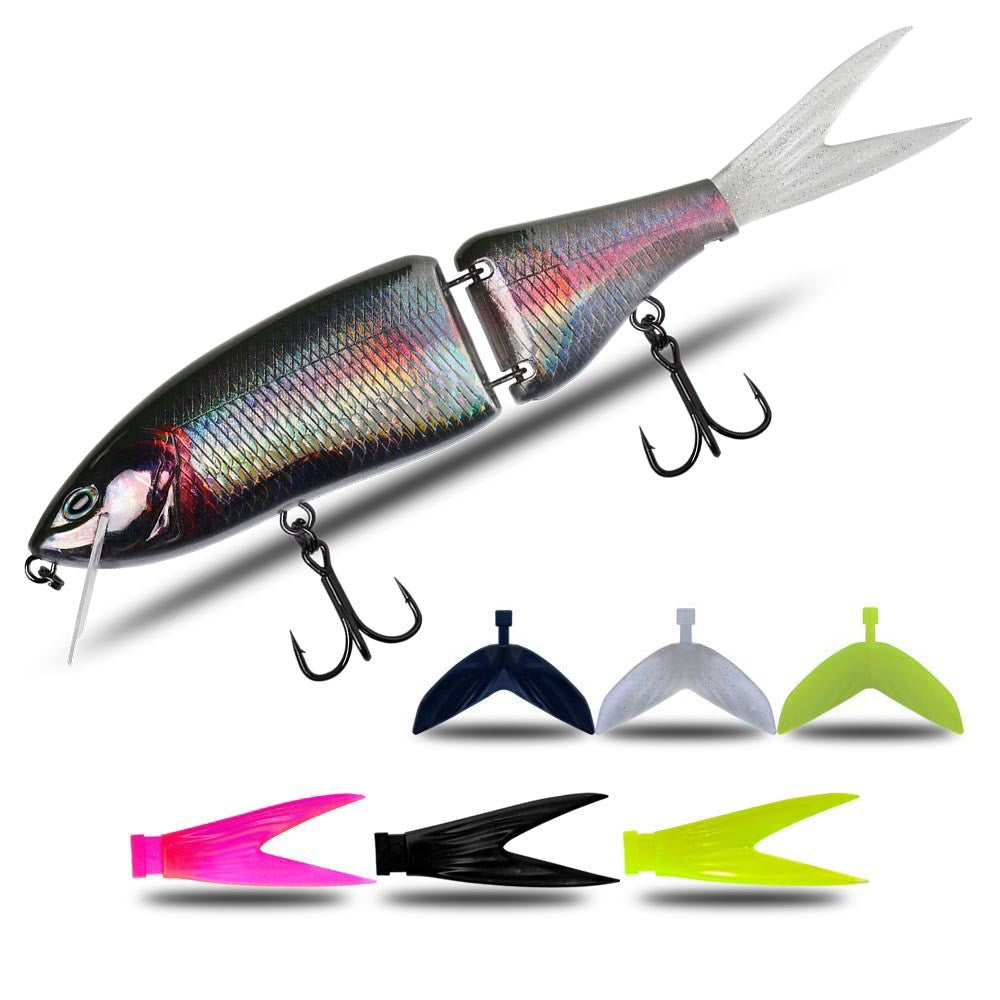 Luya Floating Multi-section Swimming Bait Raw Bait Hard Bait Bass Dog Bait - Blue Force Sports