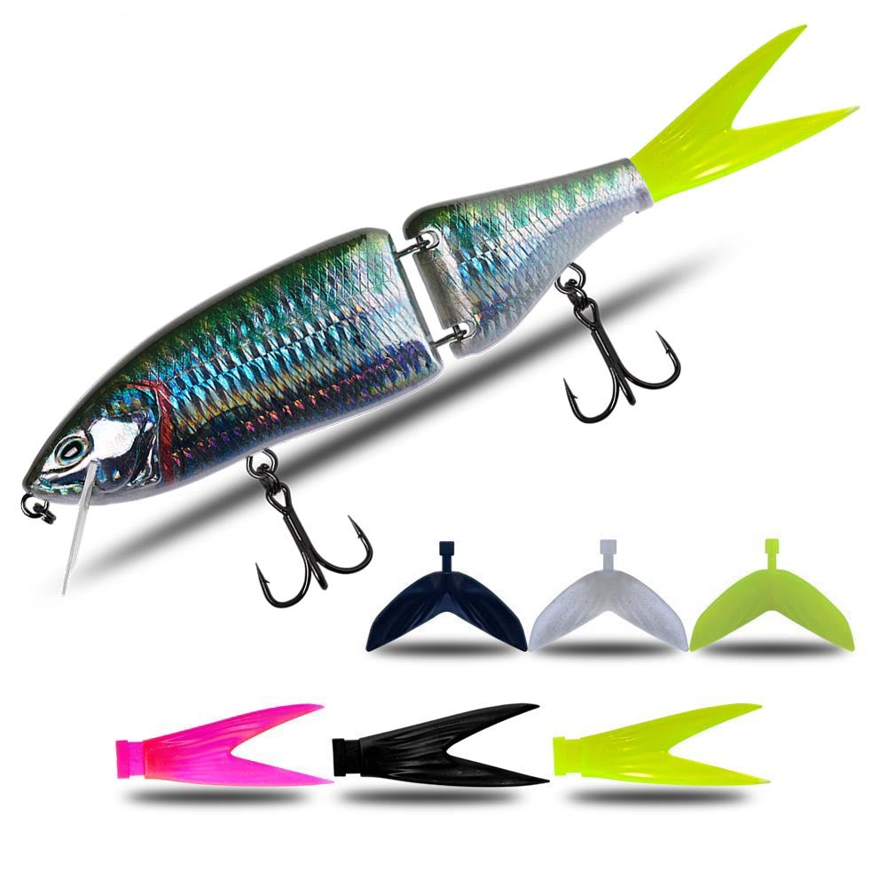 Luya Floating Multi-section Swimming Bait Raw Bait Hard Bait Bass Dog Bait - Blue Force Sports