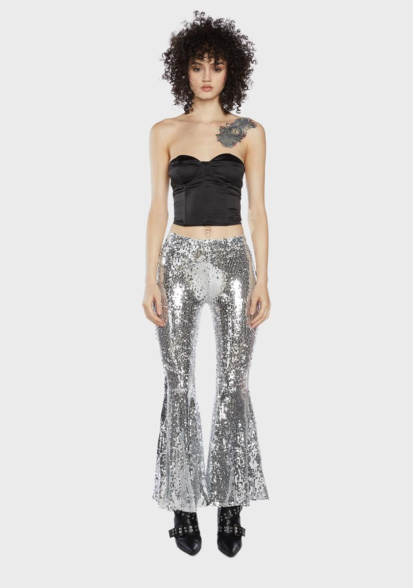 Chrome Watch Me Move Flared Pants