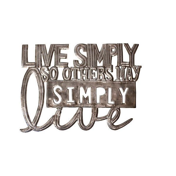 Live Simply Wall Art