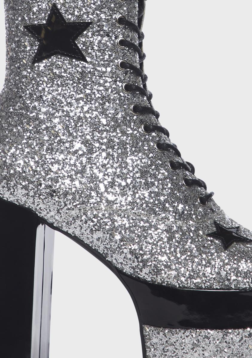 Keep Shining Glitter Boots