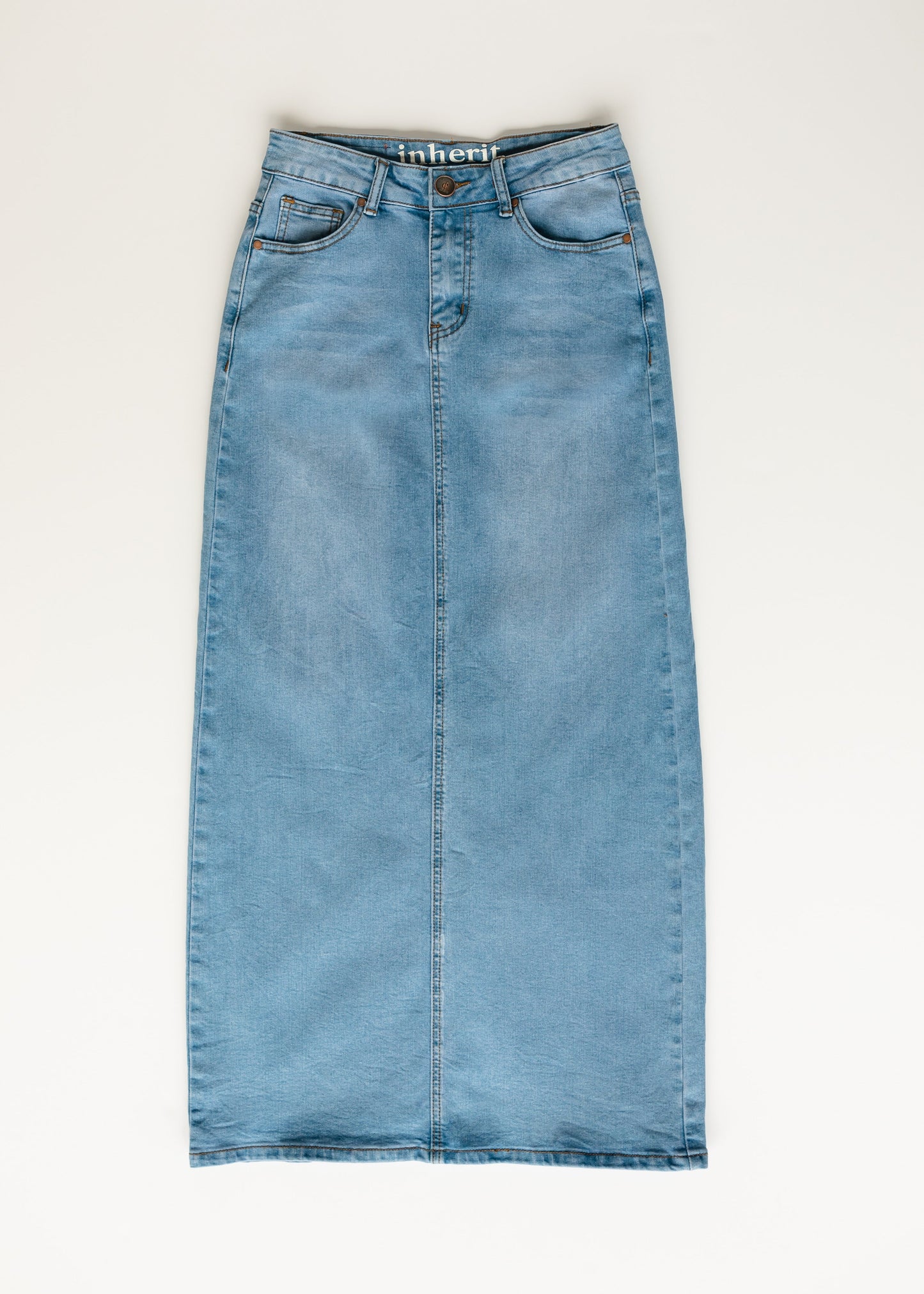 Reece Long Denim Skirt