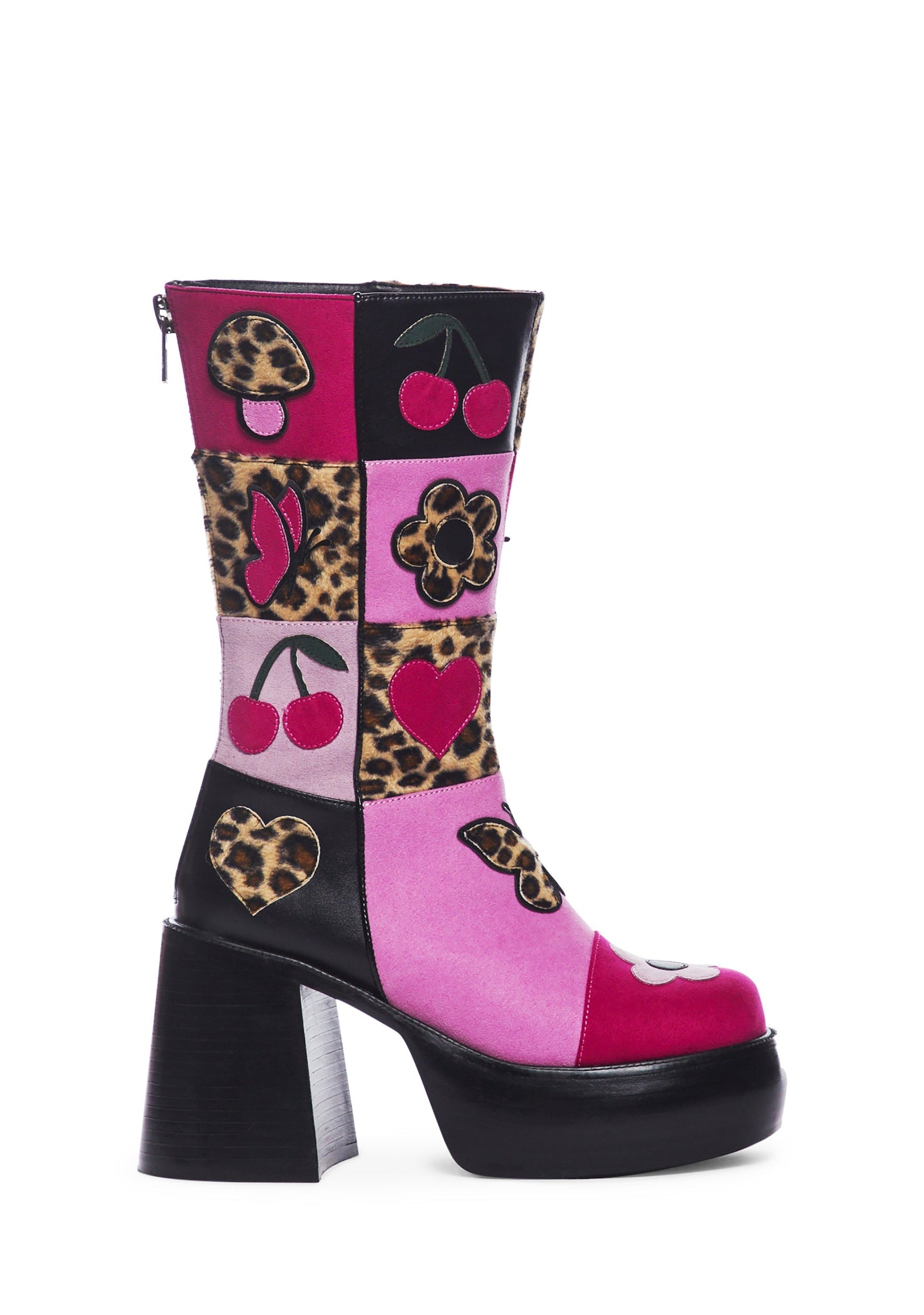 Wander Often Patchwork Boots