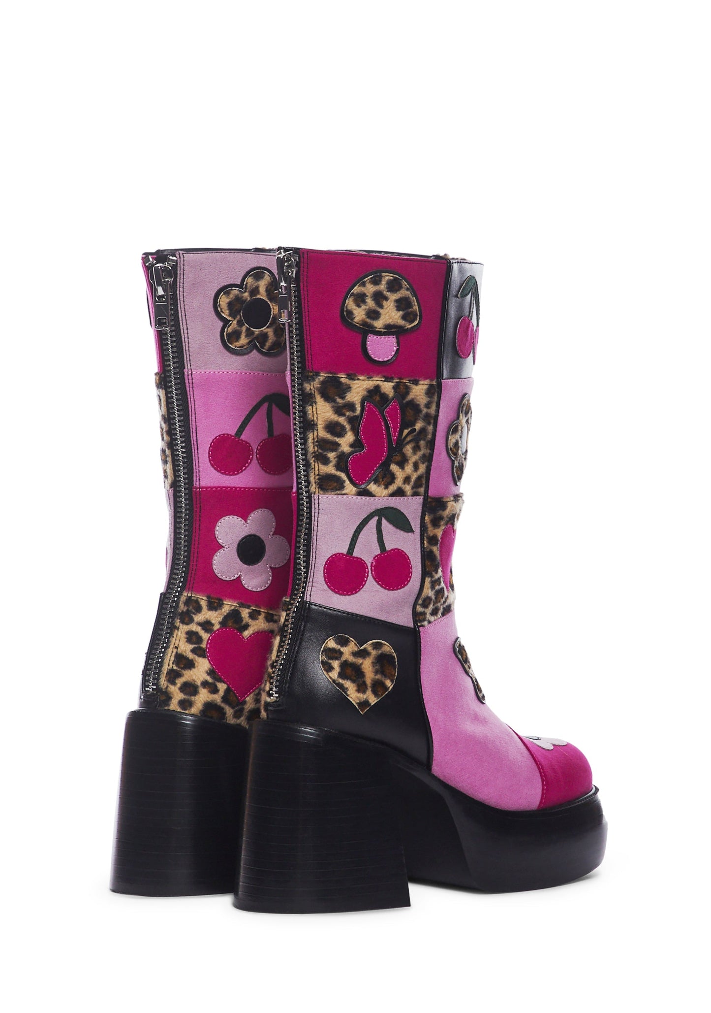 Wander Often Patchwork Boots