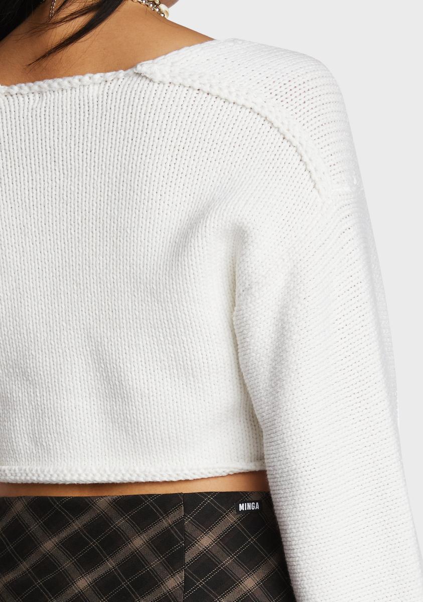 Watch Me Work It Crop Sweater