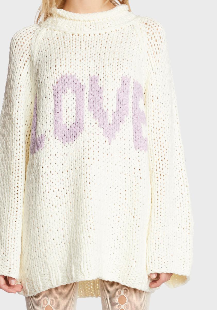 Love Hypothesis Oversized Sweater