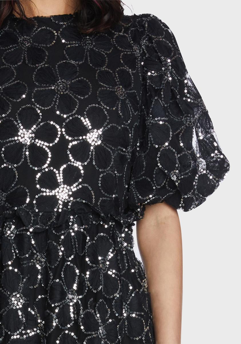 Enchanted Sequin Midi Dress